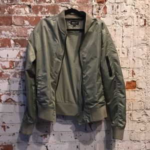 Zanerobe men’s green bomber jacket